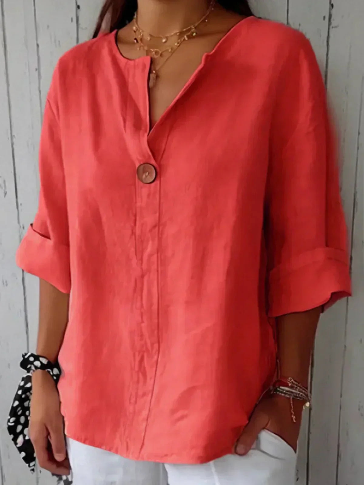 Yvonna™ - Chique Komfort Bluse