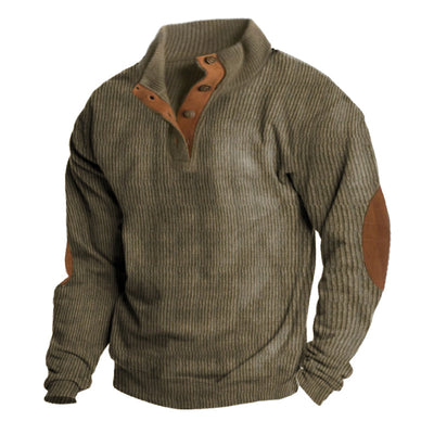 Rino® - Herren-Pullover mit Knöpfen