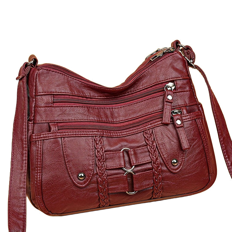 Jody Crossbody mit Nietenbesatz | Anti-Diebstahl Crossbody Tasche