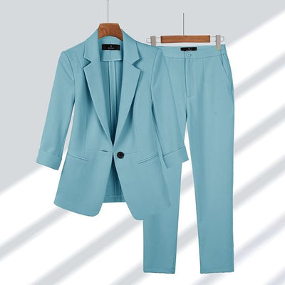 Chloé™ | Blazer & Hose Set
