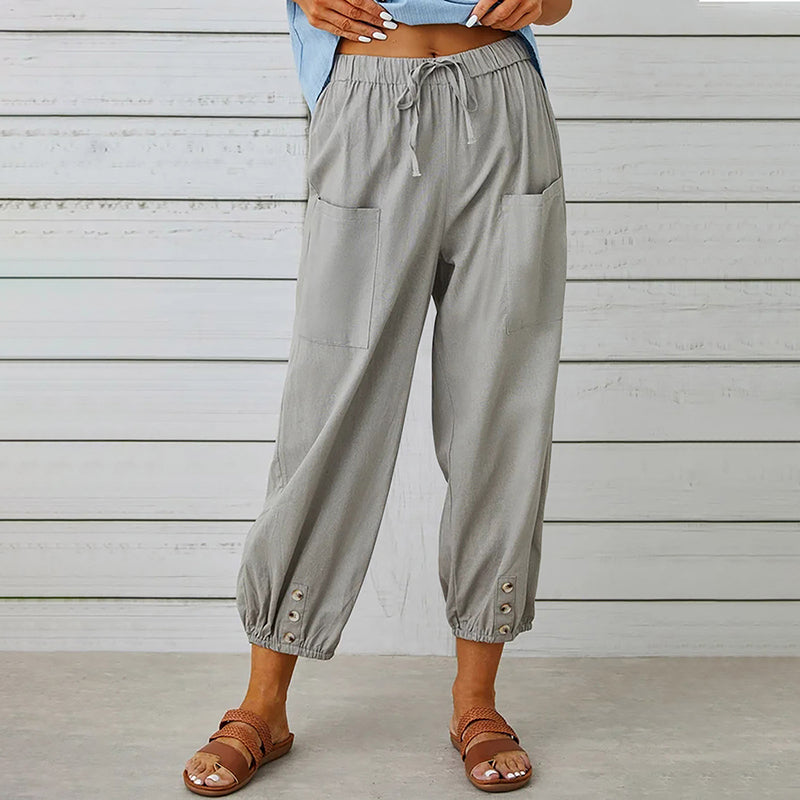 Pantalon décontracté confortable pour femme