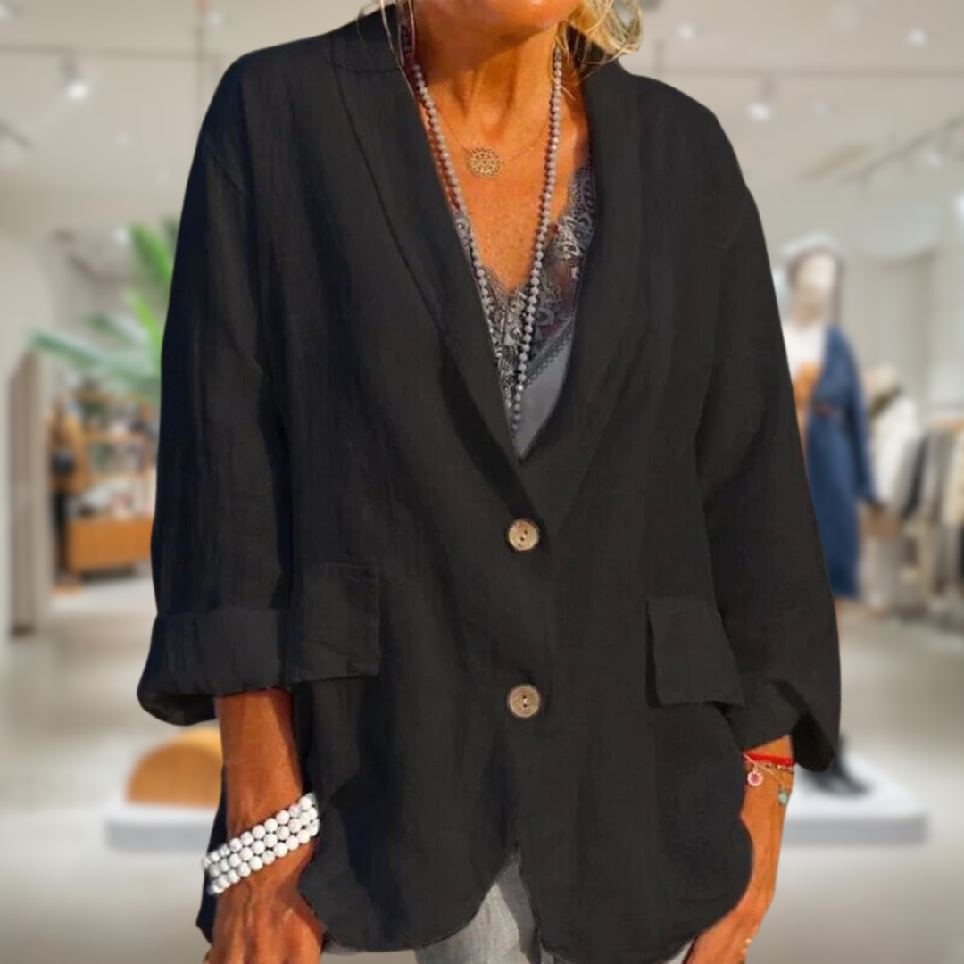 Berta | Cappotto estivo in lino