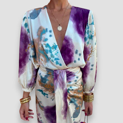 Soraya | Damen Zweiteiler Elegant Satiniert & Tailliert