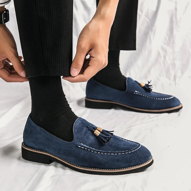 Johann | Klassische Wildleder-Halbschuhe