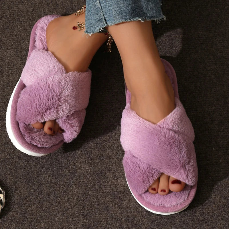 Jelena - Warme Winterpantoffeln