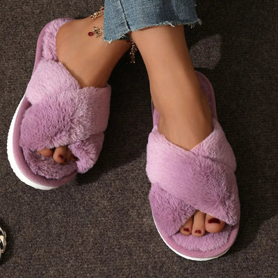 Jelena - Warme Winterpantoffeln