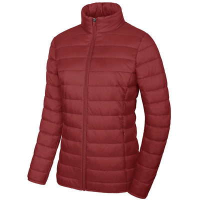 Hala - Puffer jacket with ribbed trim