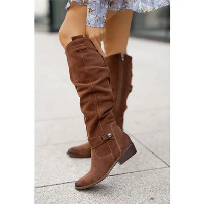 Lou | Lange Damenstiefel Mit Reißverschluss