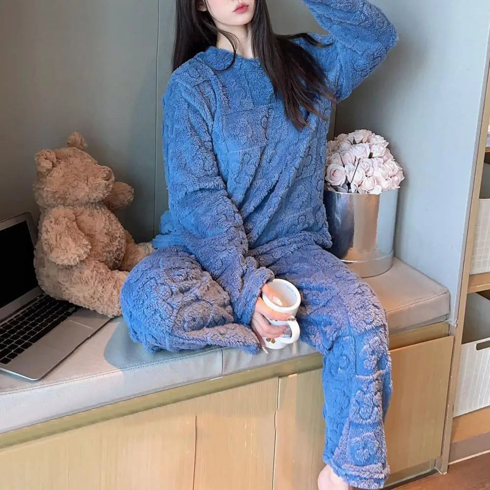 Patty - Wolle Winter Pyjama für Frauen