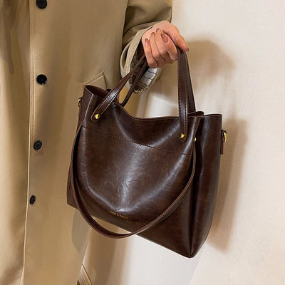 Nura | Elegante Ledertasche mit zwei Riemen