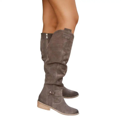 Lou | Lange Damenstiefel Mit Reißverschluss