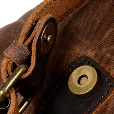 SALZBURG | Leinen-Leder-Rucksack