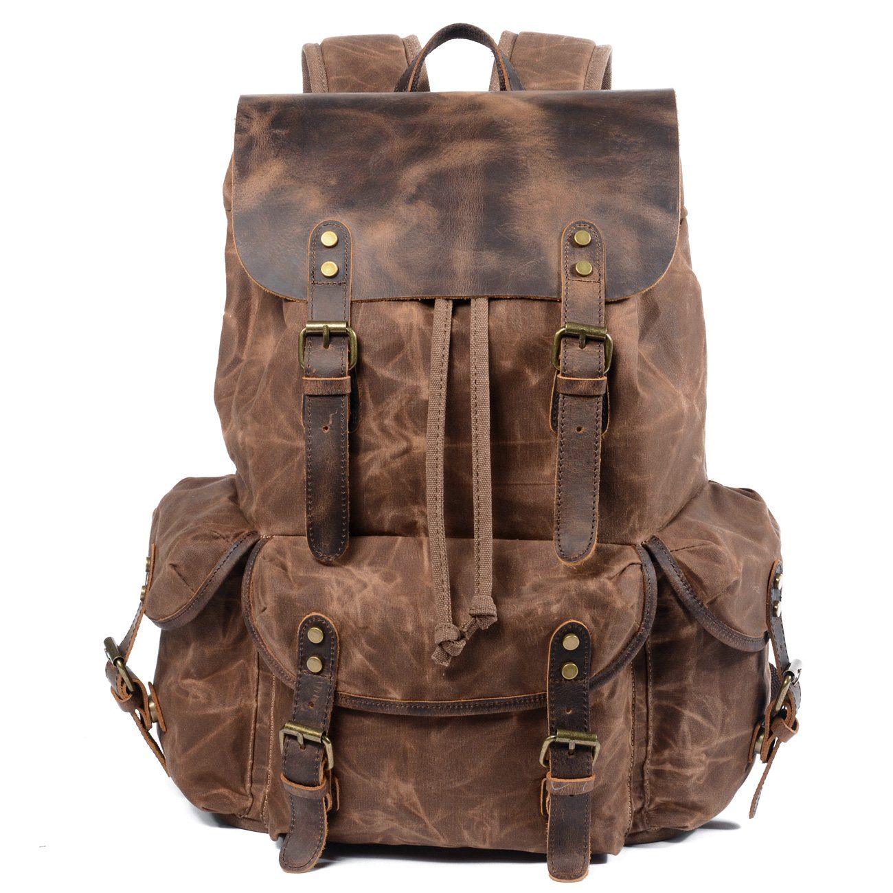 SALZBURG | Leinen-Leder-Rucksack