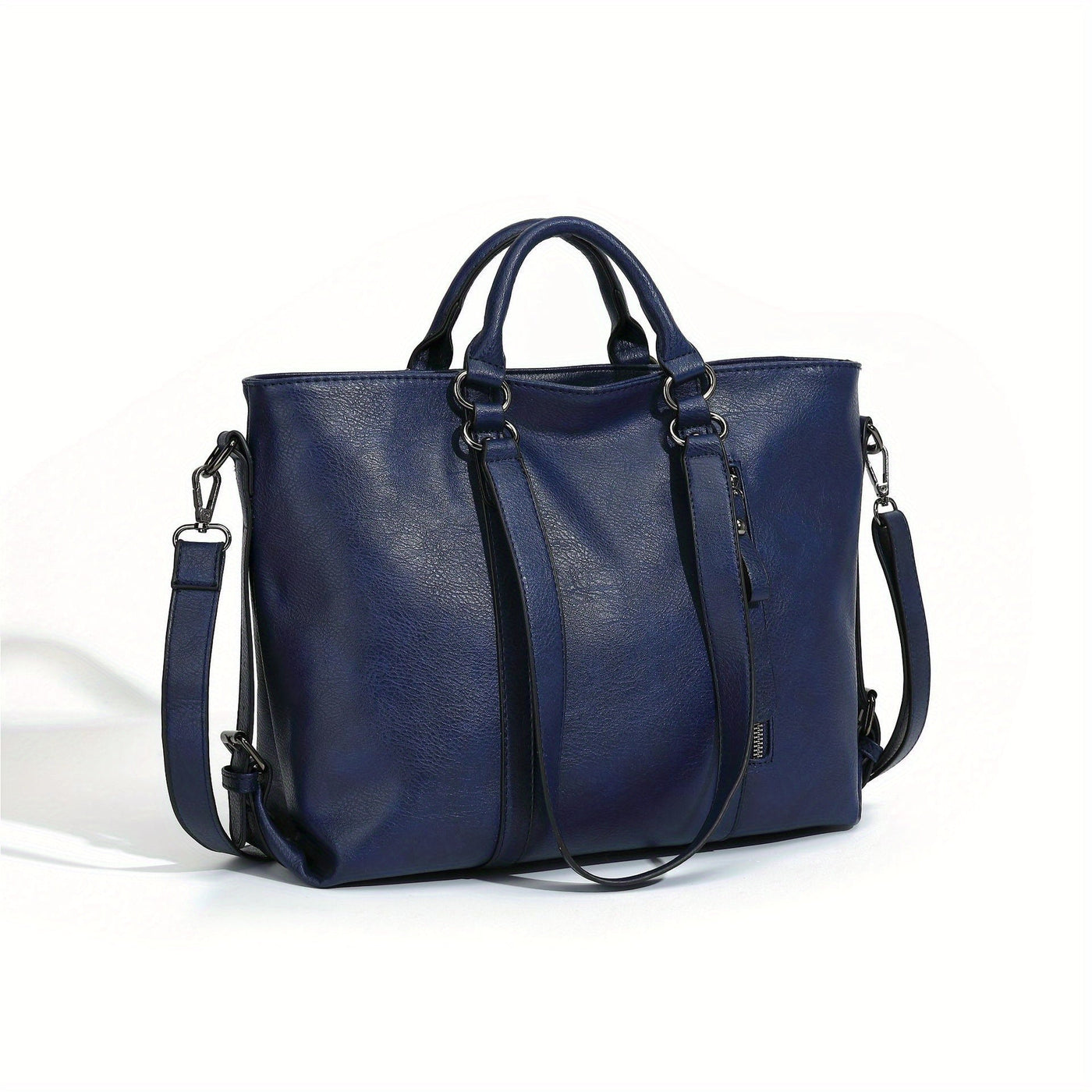 Charlotte's Klassische Eleganz | Vintage Kunstleder Tote Bag