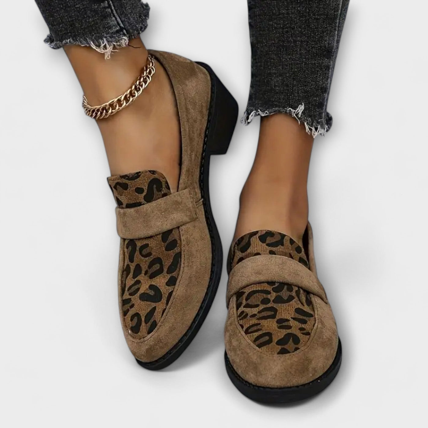 Karla - Elegante Damenschuhe mit Leopardenmuster