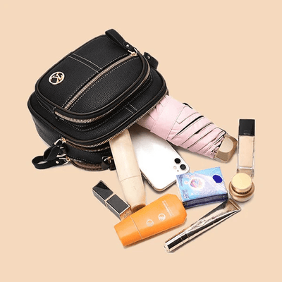 Mollys zeitlose Raffinesse | Stilvolle Ledertasche mitith Shoulder Strap
