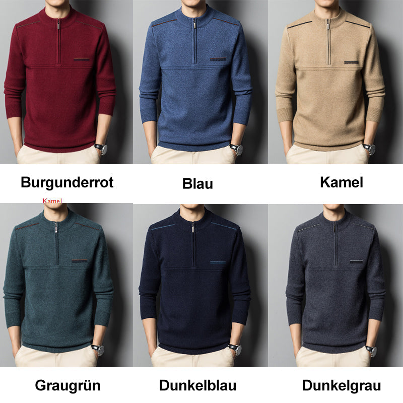 Melle® - Kaschmir-Polopullover